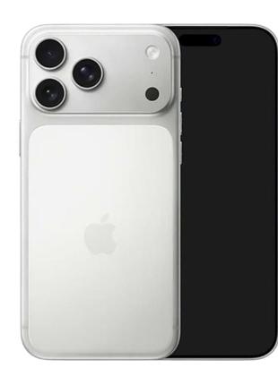 Муляж iphone 17 pro max серебристый с защитой камеры и упаковкой для демонстрации silver