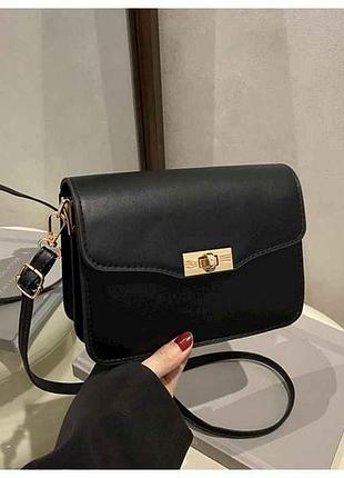 Сумка жіноча екошкіра 13,5*19*8,5см чорний vony арт.d6034-5 тм китай