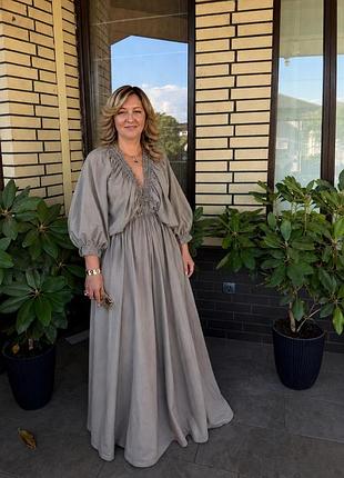Італійська сукня oversize з батисту m–2xl