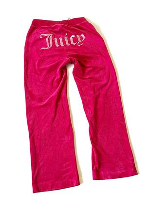 Розовые велюровые спортивные штаны juicy couture y2k style,