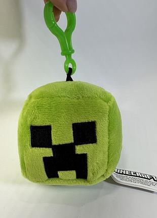 Мʼяка іграшка-брелок кріпер, minecraft