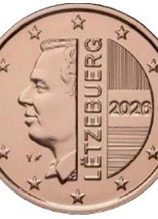072 евроценты 2026 год новый дизайн сталь с медным покрытием, 3.06g, ø 18.75mm no2347