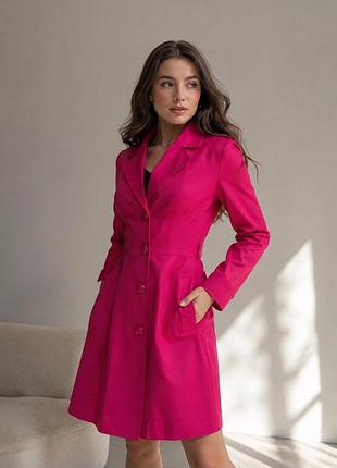 Жіночий малиновий тренч marks&spencer