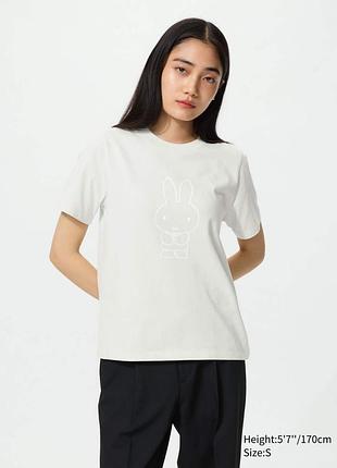 Футболка  uniqlo miffy in bloom ut