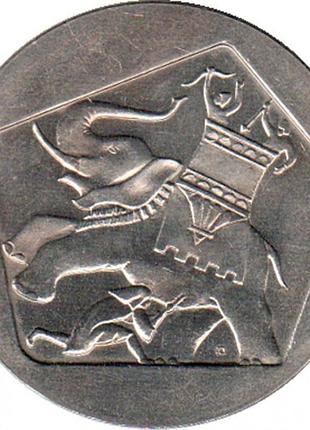 Израиль 1 лира, иуда маккавей 1961 год медно-никелевый сплав, 14g, ø 32mm no2263