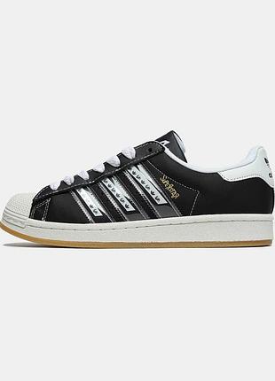 Adidas x korn superstar 'black whtie'