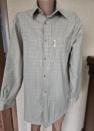 Тепла чоловіча сорочка у клітинку rydale на флісі (country clothing)