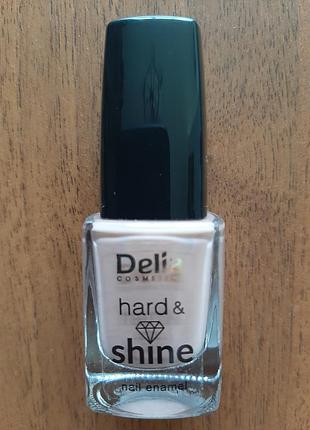 Лак для ногтей hard &amp; shine укрепляющий, от delia cosmetics