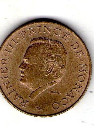 Монако ренье iii 10пишем 1978 год медь-алюминий-никель, 10g, ø 26mm no2722