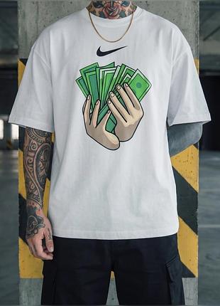 Nike футболка dollars біла