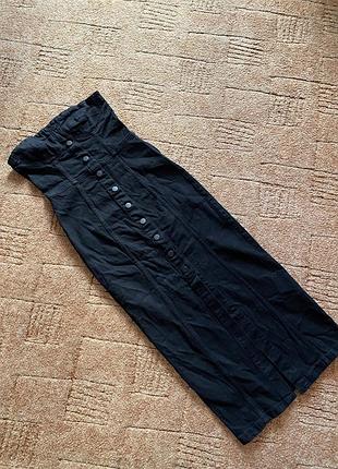Сукня бюстьє шикарна джинсова міді zara