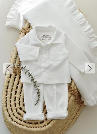 Костюм з мікровельвету на малюка baby organic
