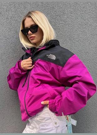 The north face вітровик фіолетовий