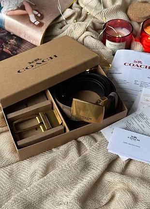 Coach belt kit beige/gold 118 х 3.6