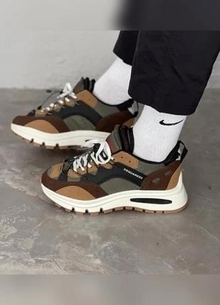 Dsquared2 brown&green
