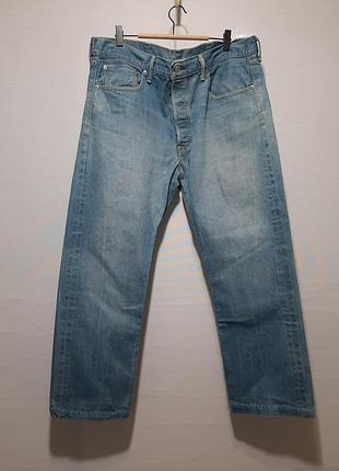 Levis selvedge 501 голубые оригинальные джинсы 38/30 большой размер