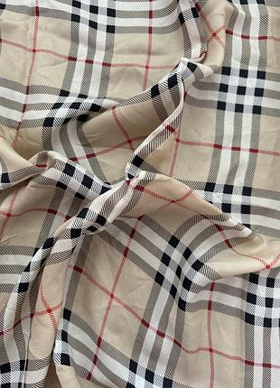 Шовковий фірмовий платок burberry