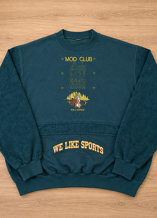 Свитшот "mod club" vintage (ссср)