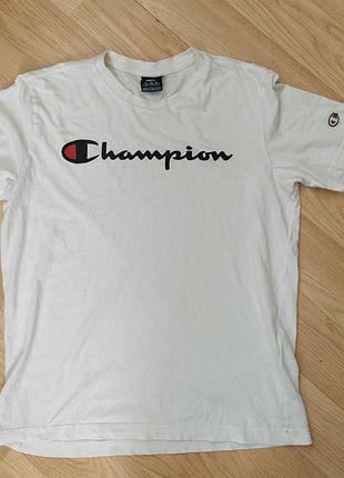Футболка чоловіча champion, біла, s