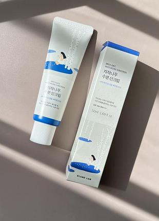 Round lab birch juice moisturizing sun cream spf50+ pa++++ сонцезахист