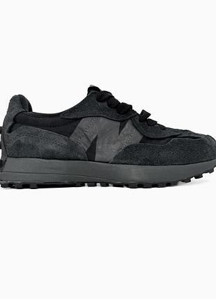 New balance 327 triple black