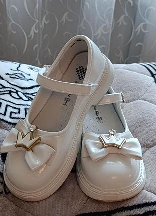 Туфли для девочки, стелька 21,5 см