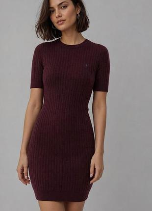 Коротке плаття  трикотаж, коси, 42 розмір, xs