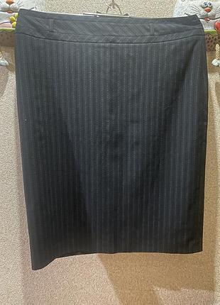 Класична спідниця-олівець у смужку tailored by next, розмір xl uk 14 (eu 42)