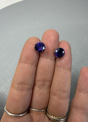 Сережки  swarovski
