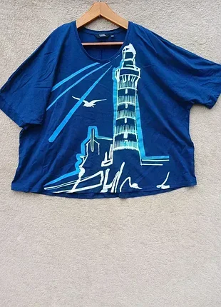 Маєчка великого розміру,р60-62💙💙💙 eu 58/60