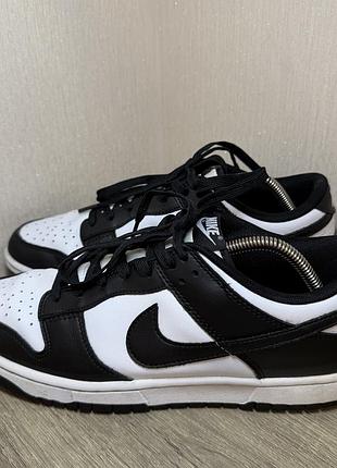 Кросівки nike dunk low retro black/white