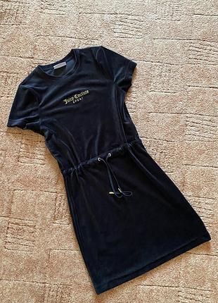 Платье мини велюровое оригинал juicy couture