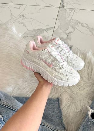 Кросівки nike p-6000 white pink  арт 0440