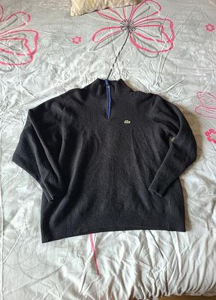Світер 1/3 зіп lacoste