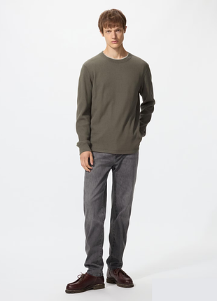 Лонгслів вафельний uniqlo (484780)