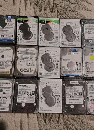 Неробочий hdd 2.5 1 тб seagate hgst hitachi wd western digital toshiba samsung жорсткий диск 1000 гб 1024