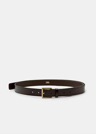 Кожаный ремень от zara