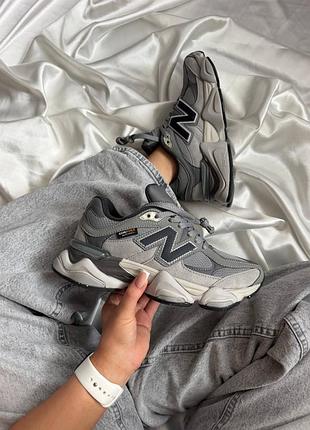 New balance 9060 grey cordura (вологозахист)