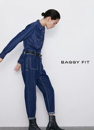 Джинси zara baggy fit