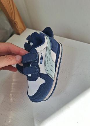 Детские кроссовки puma на липучках | размер 21 (стелька 12 см)