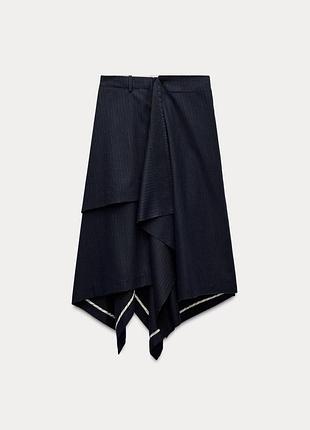 Асиметрична спідниця zara, xl