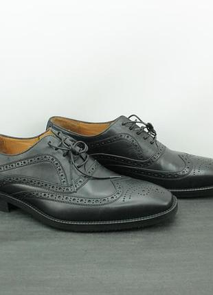 Шикарные классические туфли броги navyboot black leather formal brogue shoes men’s