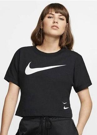 Котонова футболка кроп nike