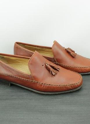 Шкіряні туфлі лофери bally saloro tassel loafers dress shoes brown leather men’s