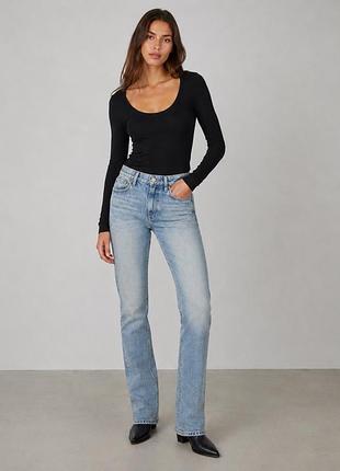 Джинси zara 34 xs прямі блакитні