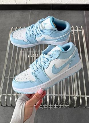 Nike air jordan 1 low blue white