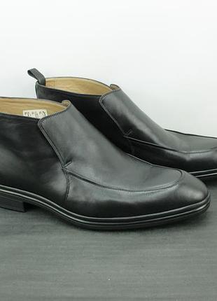 Преміальні демісезонні туфлі черевики bally black leather nebik demi boot men's