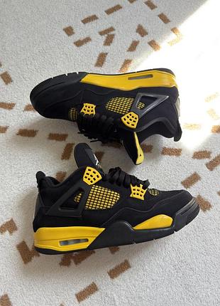 Air jordan 4 retro yellow thunder 2023 джордан 4