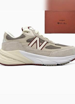 Loro piana new balane 990v6 x loro piana beige/bordo