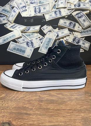 Кеди , converse. жіночі, мають чорний колір, розмір 39,5 , розмір устілки 25 сантиметрів.